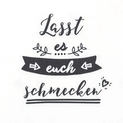 Produktbild von Servietten 33x33 cm - Schmecken lassen
