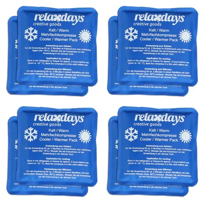 Productafbeelding van relaxdays 10045232_0 relaxdays Kühlpads 10045232_0 blau 11,0 x 11,0 cm, 8 St.