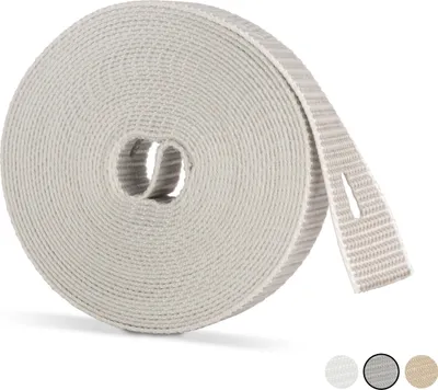 Obrázok produktu pre BAUHELD® 6 m pás na rolety 20 mm [vyrobené v Nemecku] – pás na navíjanie rolet – sivý