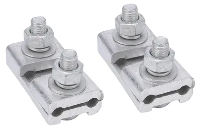 Produktbild von 2 Stück parallele Nutklemme, extrudierte Aluminiumlegierungsbolzen, Drahtverbinder für 16–25 mm² Drähte