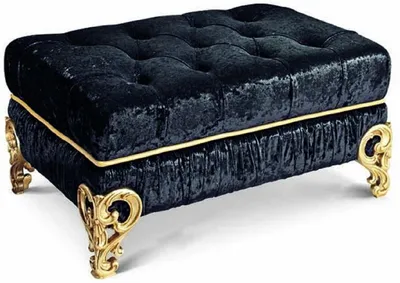 Immagine prodotto di Casa Padrino sgabello barocco nero/oro 75 cm -  Italy