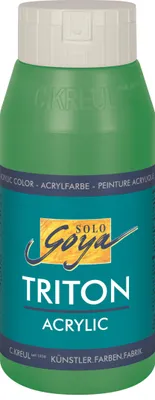 Produktbild von Solo Goya Triton Acrylic Basic, Acrylfarbe, 750Ml, Permanentgrün