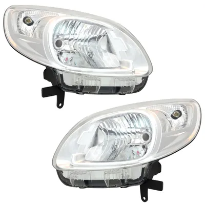 Produktbild von TYC Scheinwerfer Set für Renault Kangoo II 2 ab 8/2013- Chrom H4 LWR