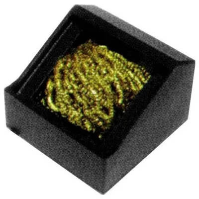 Trockenreinigungstuch aus Metallwolle, Gold, 1 Stück