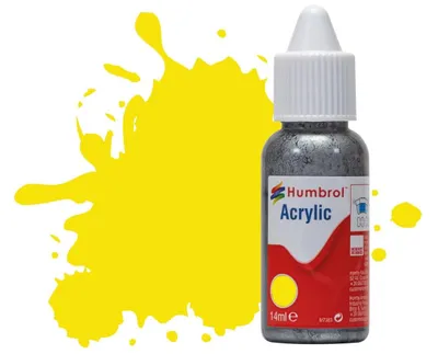 Zdjęcie produktu dla Farba akrylowa Humbrol DB0099 – nr 99 Lemon – matowa – 14 ml