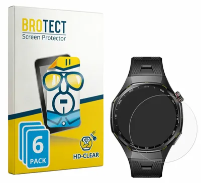 Produktbild von 6x Für Huawei Watch GT 7 Pro Schutzfolie BROTECT Displayschutz Display Schutz Folie Klar Transparent