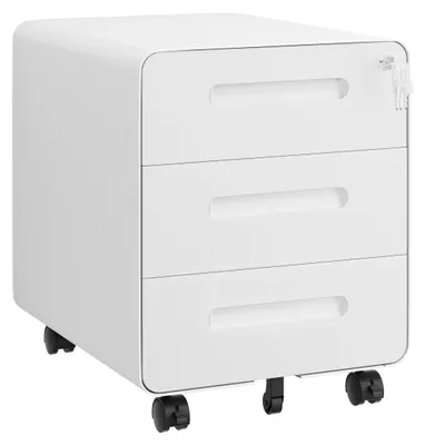 Immagine prodotto di Contenitore su ruote con 3 cassetti, ideale per l'ufficio e la casa