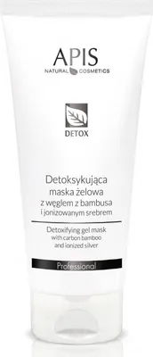 Produktbild von APIS Detoxykująca Maska żelowa z wglem from Bamboo and Ionizowanym Srebrem 200ml