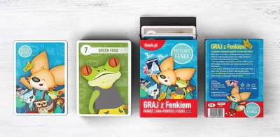 Immagine prodotto di Sobik Gioca con Fenek: Memo, Piotruś e flashcard in inglese - 3 giochi in 1