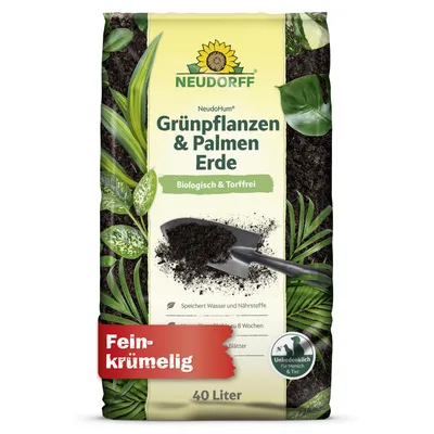 Produktbild von Neudorff NeudoHum Grünpflanzen- & PalmenErde 40 Liter