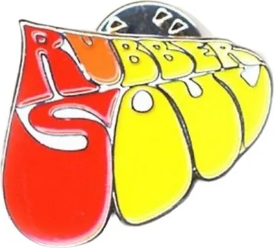 Image de The Beatles - Badge "Rubber Soul" - Métal RO10362 (Taille unique) (Rouge/Jaune)