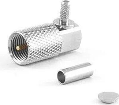 Produktbild von FME-Stecker 90° gewinkelt Crimp für RG174 Koaxialkabel