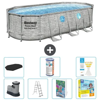 Immagine prodotto di Bestway Power Steel Oval - 549x274x122 cm - 8 pezzi  S572