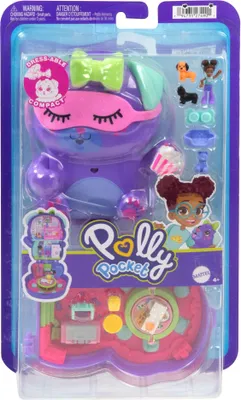 Obrázek produktu pro Mattel Polly Pocket™ Pocketka do kapsy Přespávačka se štěňátkem JCR38
