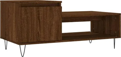 Obrázok produktu pre vidaXL Konferenčný stolík Brown Oak Optics 100x50x45 cm Drevo Materiál