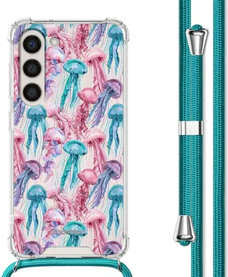 Image de étui design imoshion avec cordon pour le Samsung Galaxy S23 Plus - Jellyfish Watercolour