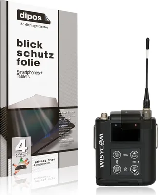 Produktbild von Blickschutzfolie für Wisycom MTP60 matt Schutzfolie Folie Display Schutz dipos
