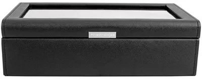 Produktbild von Friedrich23 - Uhrenkoffer Bond-Edition Feinsynthetik 10 Uhren schwarz 20113-2