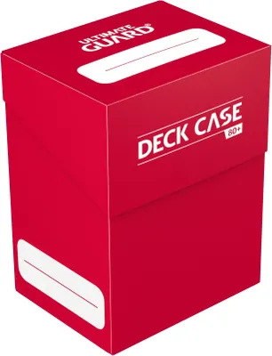 Produktbild von Ultimate Guard Deck Case 80+ Standardgröße Rot