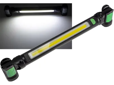 Produktbild von LED Stableuchte mit Akku "AML-1000" 10W, 1044lm, Magnethalter, neutralweiß
