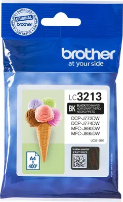 Produktbild von Original Tintenpatrone Brother LC3213BK Schwarz