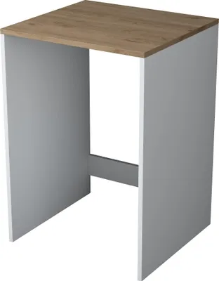 Productafbeelding van CALICOSY - Wasmachinerek in wit en walnootdecor H91,8 cm - JUNE