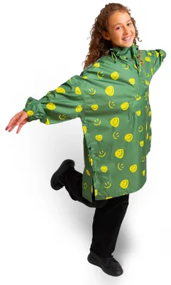 Produktbild von Elzusha – Regenponcho für Kinder – Wasserdicht, leicht und atmungsaktiv