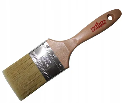 Produktbild von Painto Premium Flachpinsel 6,35 cm für Fassadenfarben