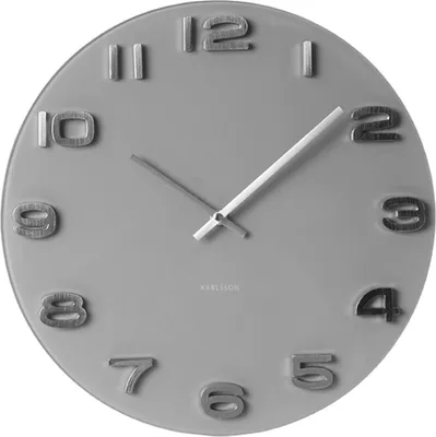 Produktbild von Karlsson - Wanduhr Vintage - Grau - Ø35cm