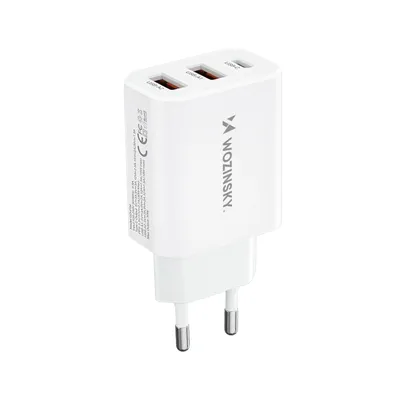 Immagine prodotto di Adattatore Wozinsky CWCUCW, 30W, USB-C, 2x USB-A, bianco