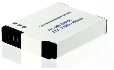 Produktbild von Akku für Panasonic LUMIX DMC-TZ71 Li-Ion 3,7 Volt 1050 mAh schwarz.