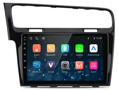 Produktbild von 10 Zoll Autoradio für VW Golf 7 VII MK7 2013-2017 mit CarPlay, Android Auto, Navigation, Bluetooth 5.1, WLAN & Mirror Link