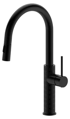 Image de Architek mitigeur évier douchette extractible noir Essebagno