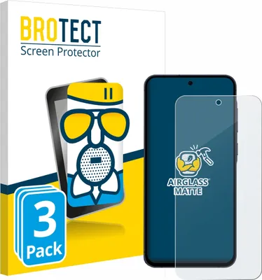 Produktbild von 3x BROTECT Entspiegelungs Schutzglas für Samsung Galaxy A55 5G Enterprise Edition Schutzfolie Panzer Folie Glas Display Schutz matt