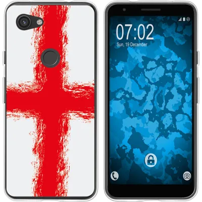 Produktbild von PhoneNatic Case kompatibel mit Google Pixel 3a XL Silikon-Hülle WM England M4