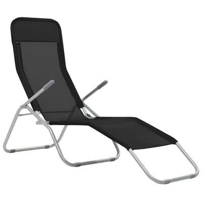 Produktbild von VidaXL 44338, Lounge, Polyester, Polyvinylchlorid (PVC), Schwarz, 120 kg, 600 mm, 1420 mm