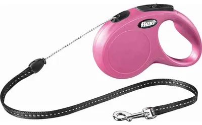 Zdjęcie produktu dla flexi New Classic S lina 5 m różowa
