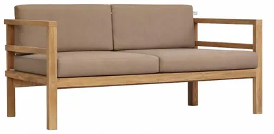 Produktbild von Outdoor Sofa Pusiano 2-Sitzer Teak Massivholz