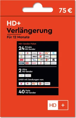 Produktbild von HD+ Verlängerung für 12 Monate HD+