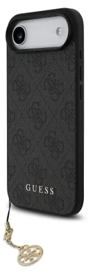 Produktbild von GUESS Case für iPhone Air Charm Anhänger Handyhülle Cover Schwarz