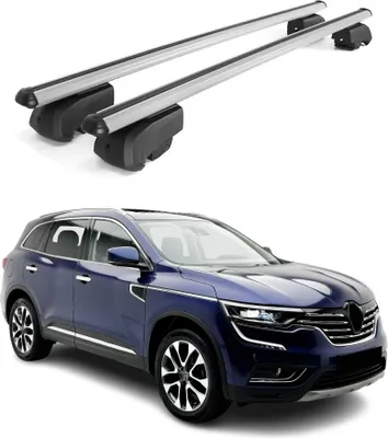 Image de Barres de toit Transversales pour Renault Koleos 2017-2023 Alu Gris ABE