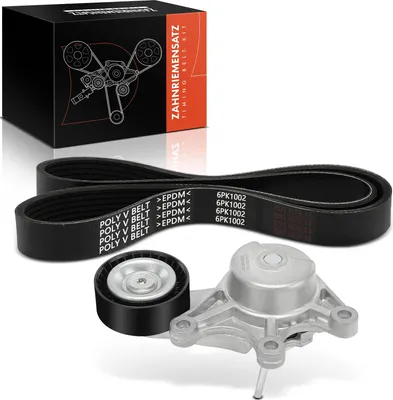 Image de Frankberg 1x Kit de courroie trapézoïdale pour BMW Série 3 F30 F31 Série 4 F32 Série 5 F10 X1 E84 X5 Z4 E89