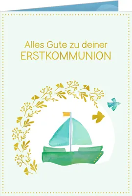 Produktbild von Pop-up-Grußkarte - Alles Gute zu deiner Erstkommunion