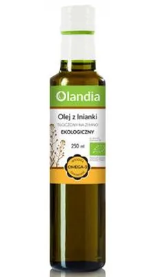 OLEJ Z LNIANKI TŁOCZONY NA ZIMNO BIO 250 ml - OLANDIA