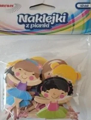 Produktbild von Naklejki z pianki taniec 16szt