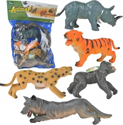 Image de Figurines d'animaux - Animaux sauvages - SET de 6 pièces 3404