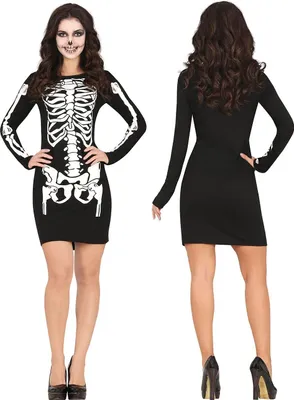 Produktbild von Skelett Kostüm Halloween Ball S