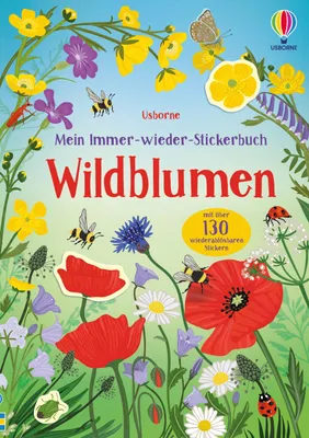 Produktbild von Mein Immer-wieder-Stickerbuch: Wildblumen