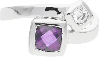 Produktbild von JuwelmaLux Ring 925/000 Sterling Silber mit synth Zirkonia JL30-07-2885 58