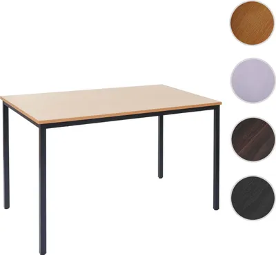 Zdjęcie produktu dla Biurko Braila, stół konferencyjny stół biurowy stół seminaryjny, 120x80cm MDF ~ Wygląd buk
